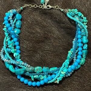 Turquoise Beaded Necklace